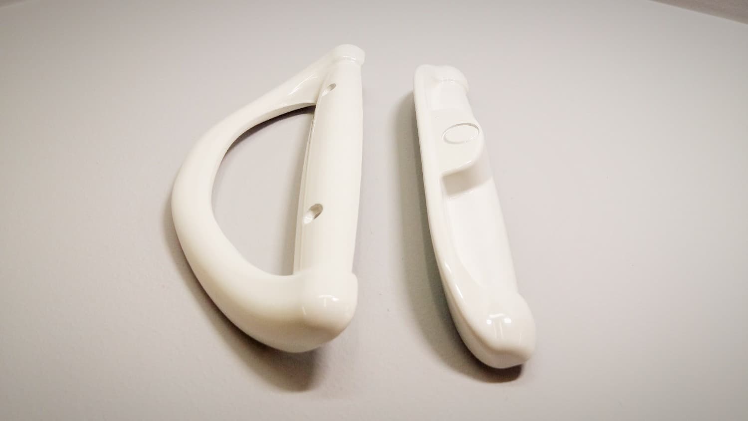 Poignée blanche pour porte patio - Miniature 2