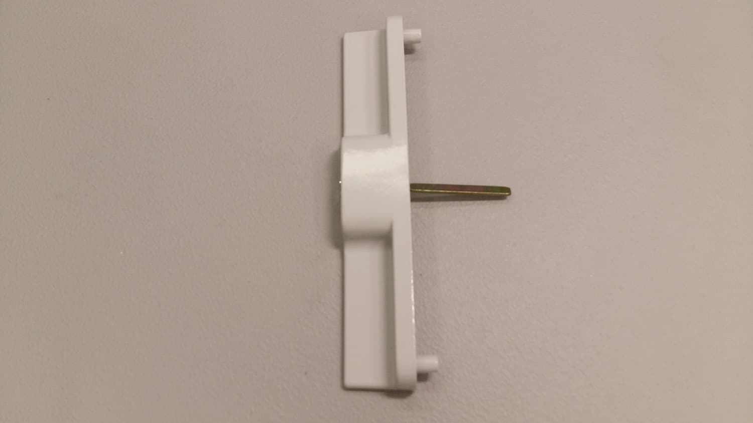 Poignée extérieure blanche avec clé pour porte patio - DEF2-123PC | Vosthermos