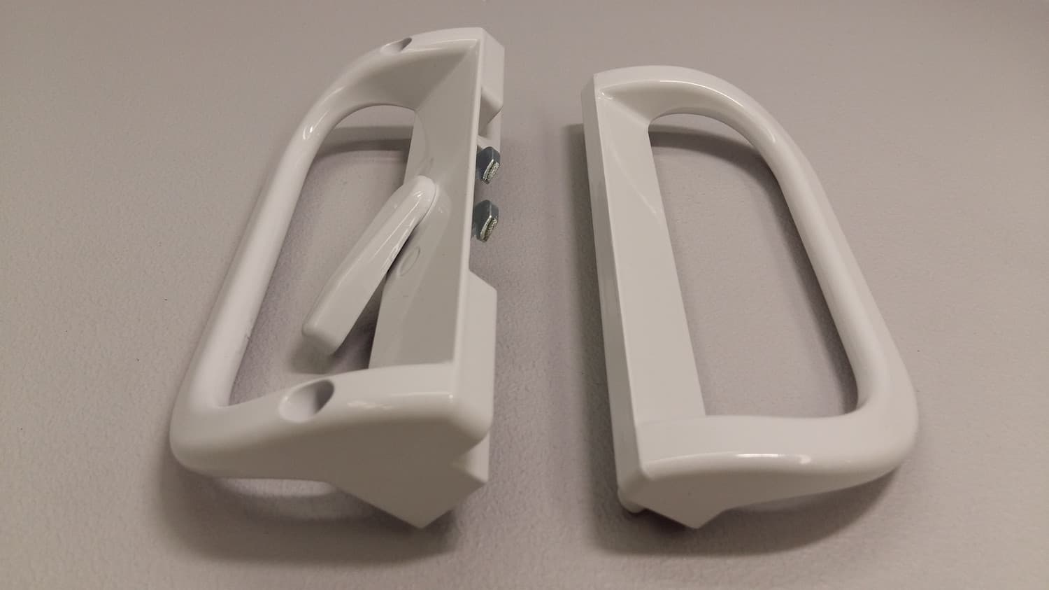 Poignée blanche pour porte patio - Miniature 2