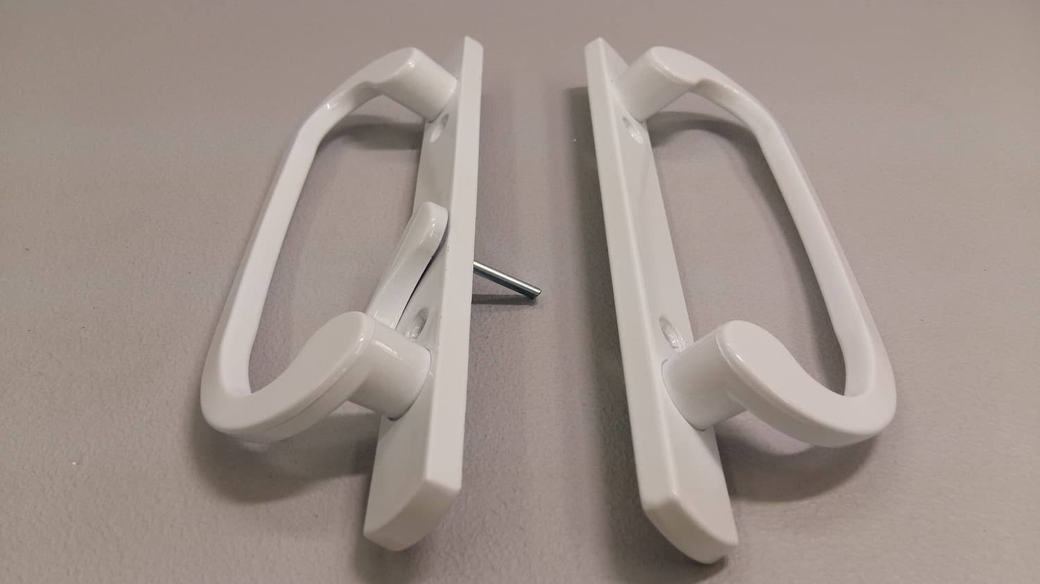 Poignée blanche pour porte patio - Miniature 2