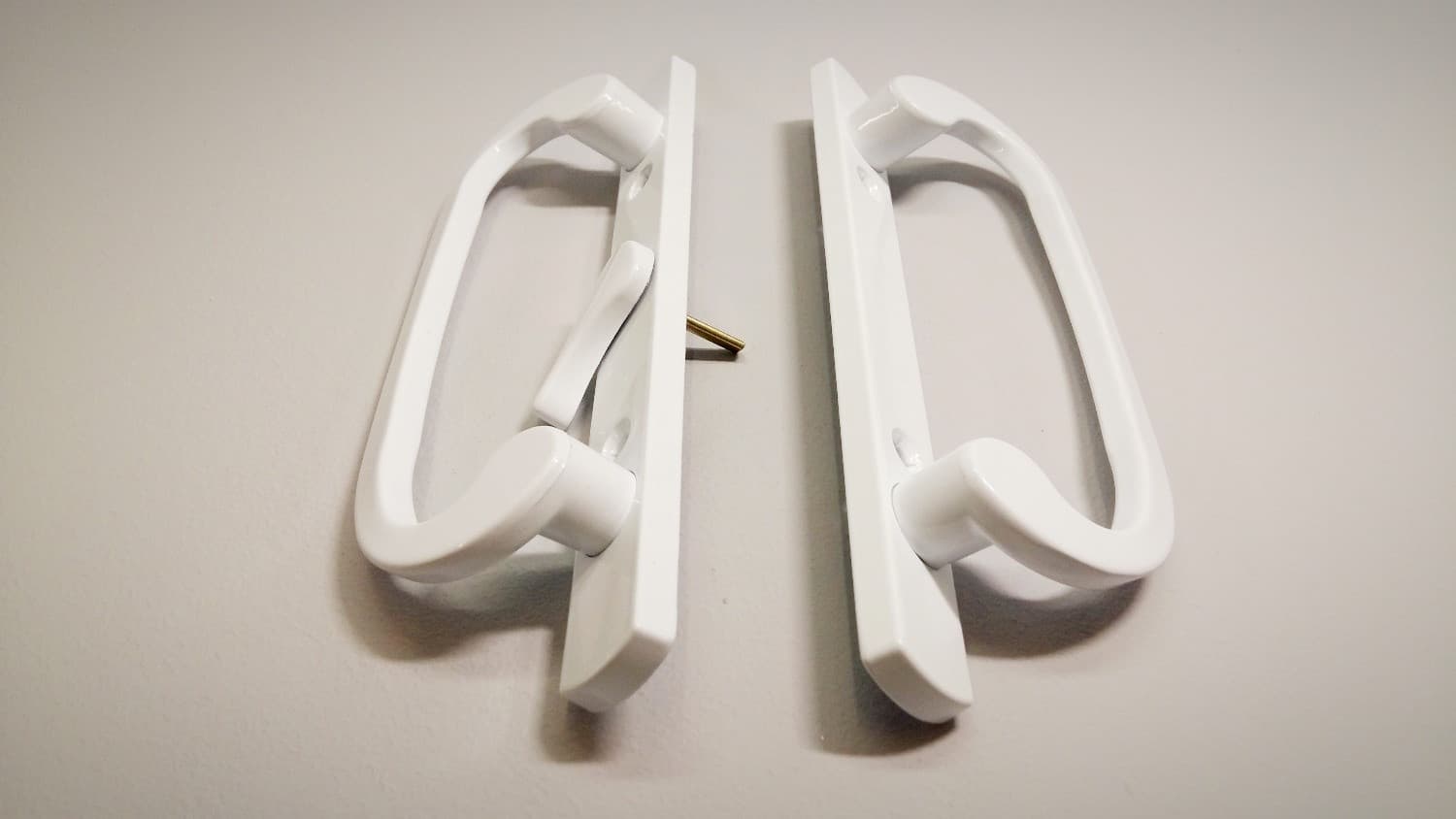 Poignée blanche pour porte patio - Miniature 2