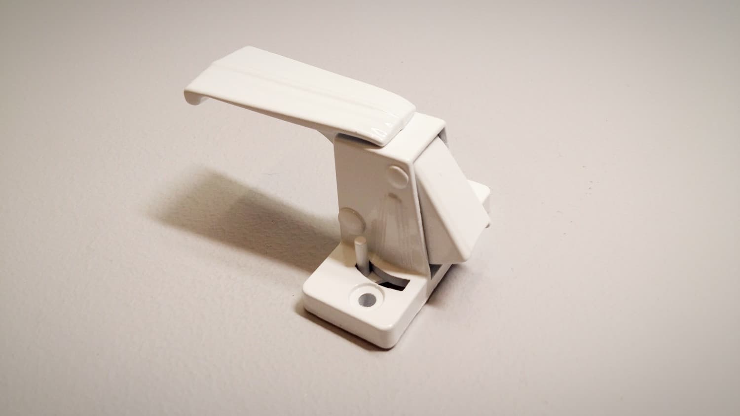 Poignée intérieure pour contre-porte d'aluminium (blanc) - Miniature 2