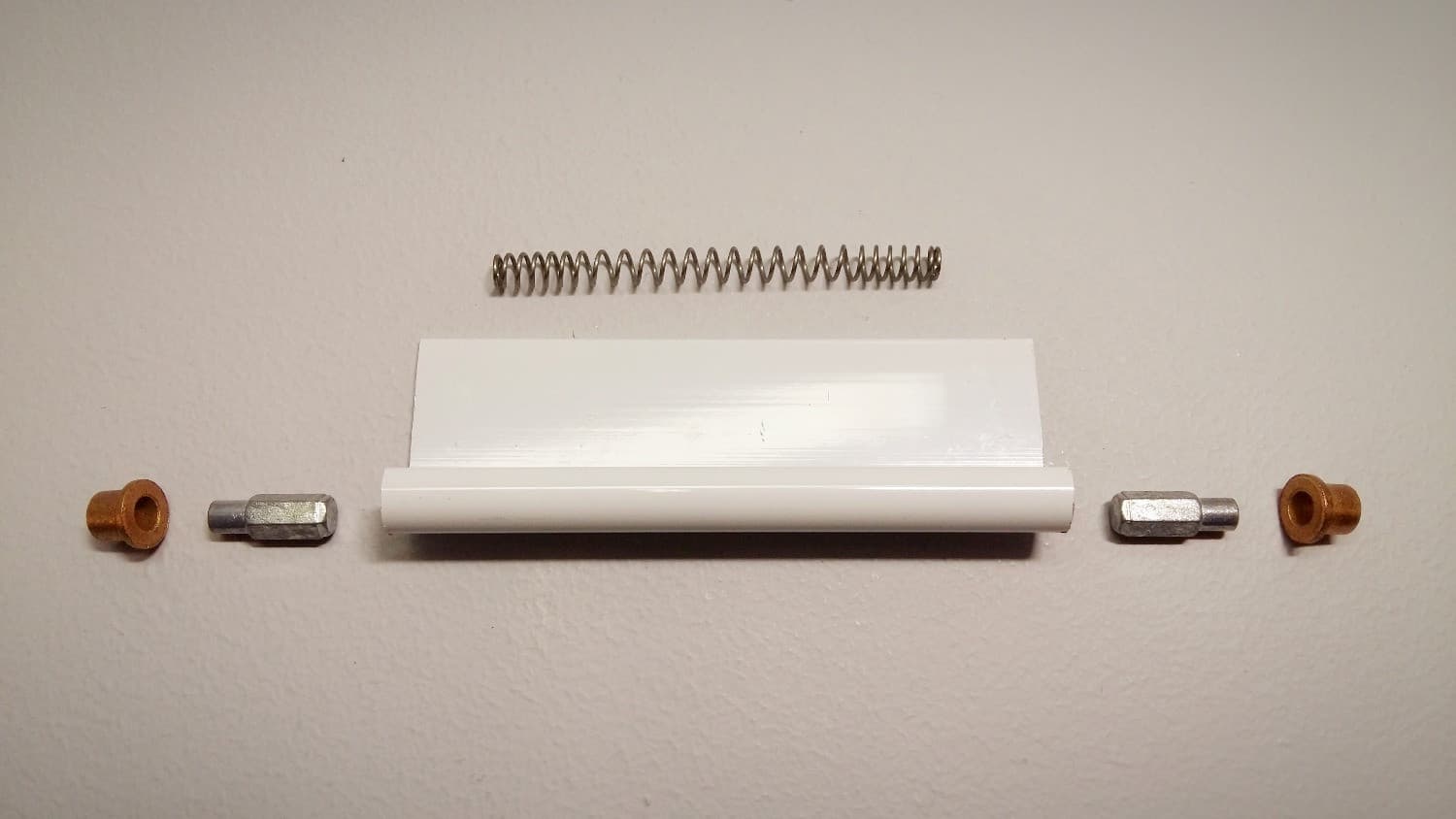 Charnière de remplacement pour contre-porte d'aluminium (blanc) - Miniature 2