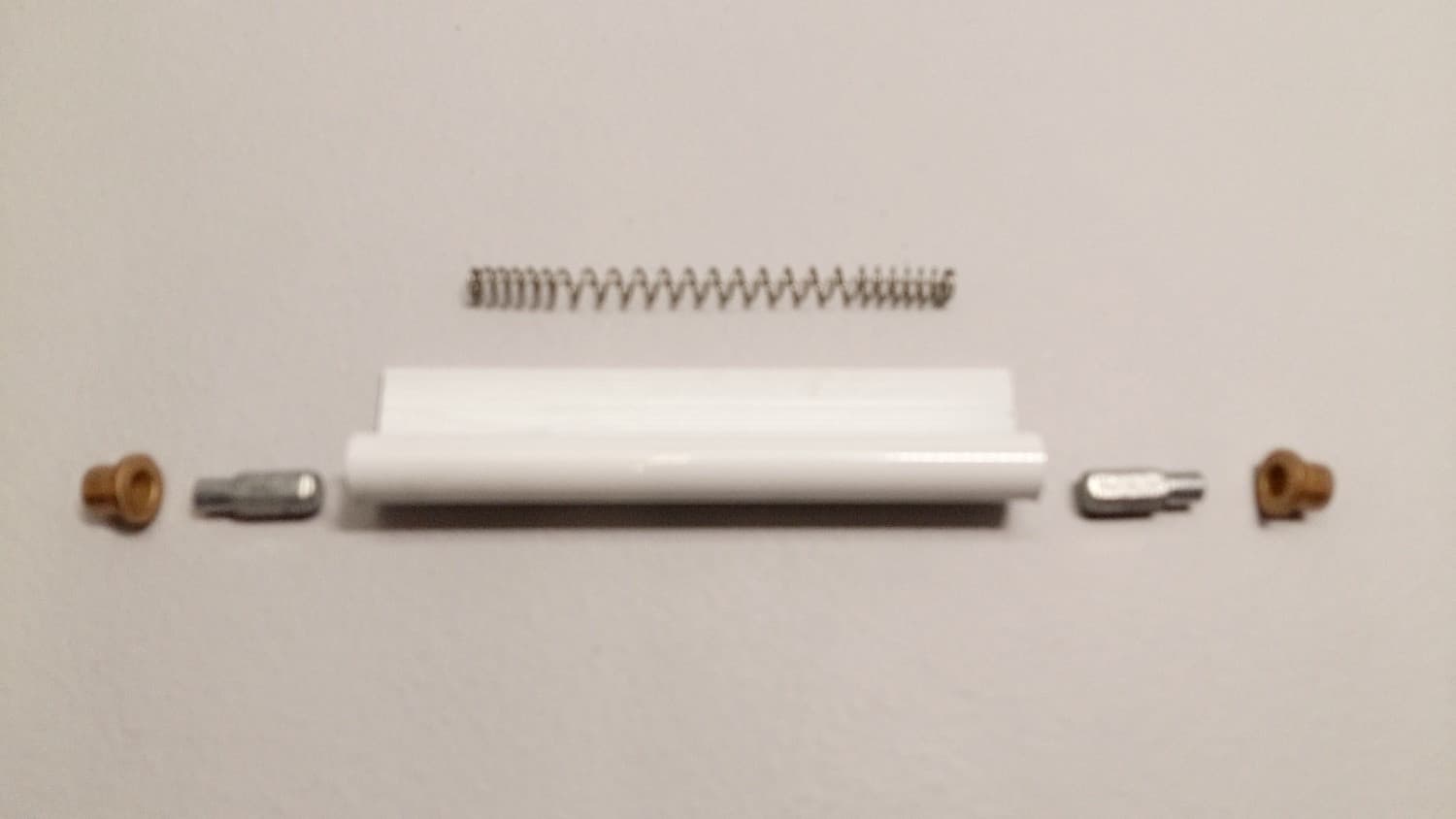 Charnière de remplacement pour contre-porte d'aluminium (blanc) - Miniature 2