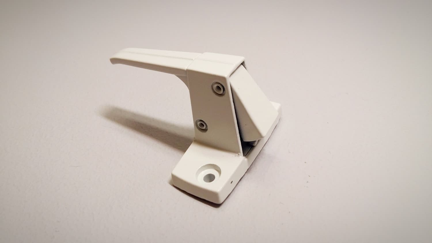 Poignée intérieure pour contre-porte d'aluminium (blanc) - Miniature 2