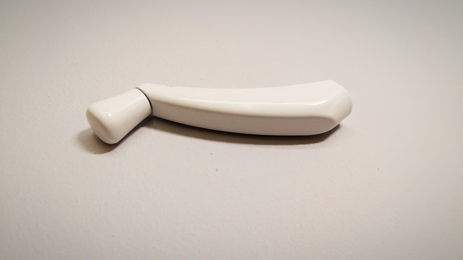 Poignée fixe blanche pour opérateur de fenêtre à battant - Miniature 2