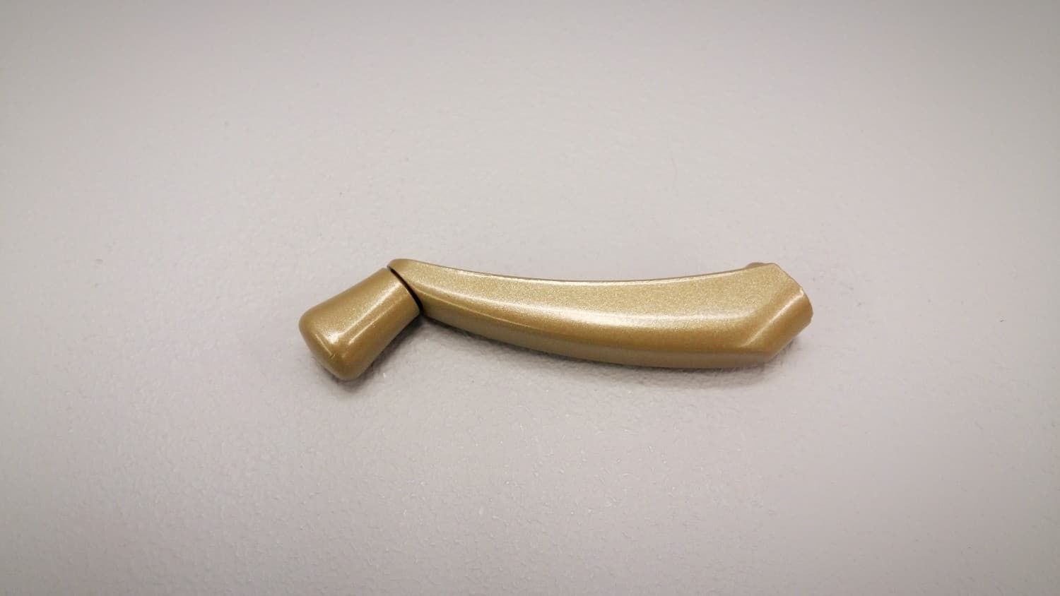 Poignée fixe pour opérateur de fenêtre à battant champagne - Image 1