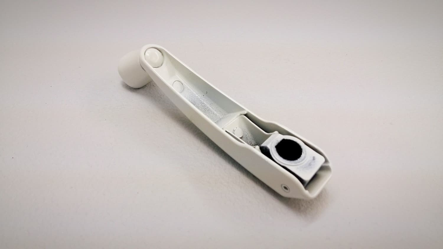 Poignée pliante pour opérateur de fenêtre à battant blanc - Miniature 2