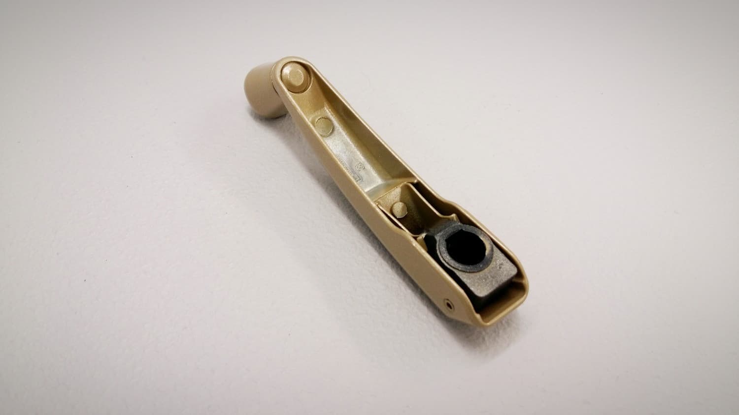 Poignée pliante pour opérateur de fenêtre à battant champagne - Miniature 2