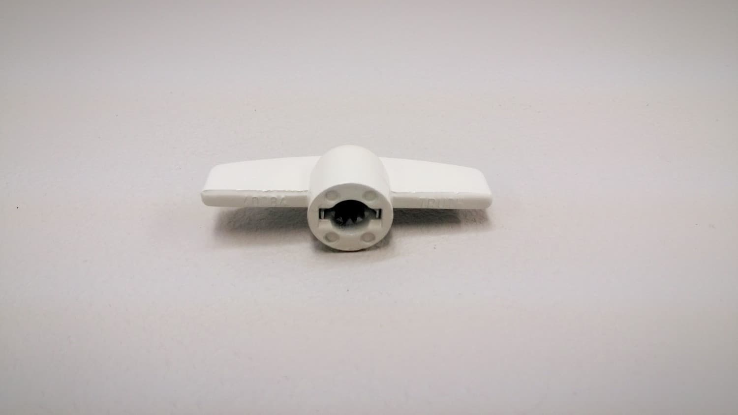 Poignée fixe pour opérateur de fenêtre à battant blanc - Miniature 2