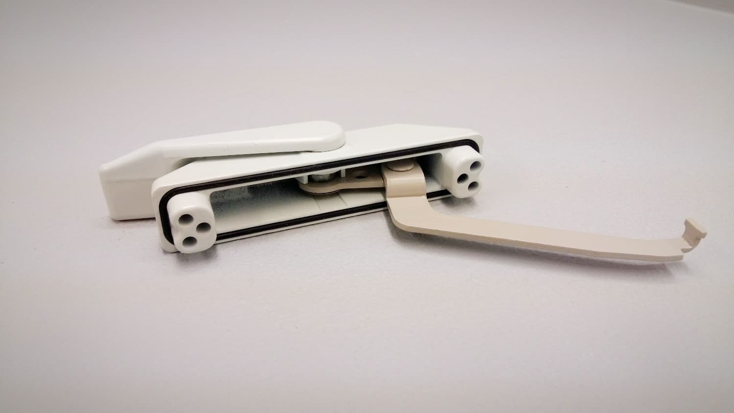 Barrure blanche pour fenêtre à battant - Miniature 2